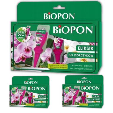 Eliksir do storczyków Biopon (6 x 35 ml) x 3 opakowania