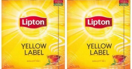Herbata czarna Lipton Yellow Label EX'100 200 g x 2 opakowania