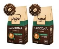 Kawa Astra Łagodna Espresso drobno mielona 250 g x 2 sztuki