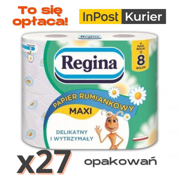 Papier toaletowy Regina Rumianek Maxi 4 rolki x 28