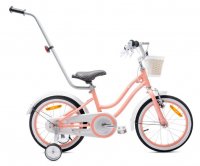 Rowerek dla dzieci 16" Heart bike morelowy Sun Baby J03.016.3.6