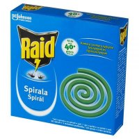 Spirala na komary i komary tygrysie Raid 115 g (10 spirali+1 metalowa podkładka)