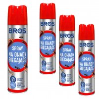 Spray na owady biegajace Bros 300 ml x 4 sztuki