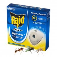 Wkład przeciw muchom komarom i mrówkom Raid Night & Day