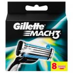 Wkłady do golenia Gillette Mach3 (8 sztuk)