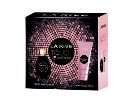 Zestaw kosmetyków dla kobiet La Rive Touch of  Woman (woda perfumowana 90 ml+shower gel 100 ml)