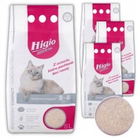 Żwirek dla kota bentonitowy zapach naturalny Higio Compact 5 l x 4 sztuki