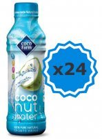 ***24 X Coco Farm 490ML 100% Woda kokosowa zdrowa HIT