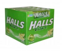 ***Cukierki Halls Vita-C Lime 33,5 g x 20 sztuk