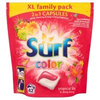 ***Kapsułki do prania Surf Color Tropical Lily & Ylang Ylang (42 sztuki)