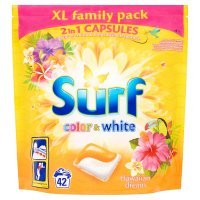 ***Kapsułki do prania Surf Color & White Hawaiian Dream (42 sztuki)