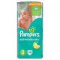 ***Pieluchy  Pampers Active Baby-Dry 3 Midi (58 sztuk)