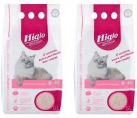 ***Żwirek dla kota bentonitowy zapach Baby Powder Higio Compact 5 l x 2 sztuki
