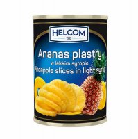 Ananas plastry w lekkim syropie Helcom 580 ml