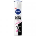 Antyperspirant dla kobiet Nivea Invisible for Black and White Clear 48 h w sprayu 150 ml
