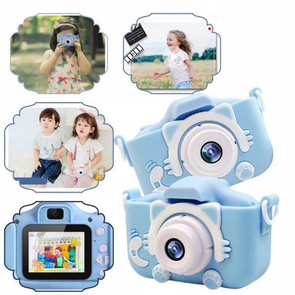 Aparat fotograficzny dziecięcy X5 niebieski