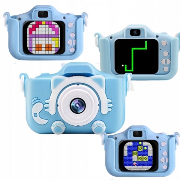 Aparat fotograficzny dziecięcy X5 niebieski