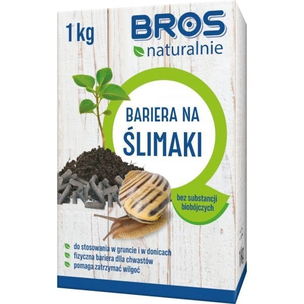 Bros Bariera na Ślimaki Naturalnie 1 kg - opakowanie