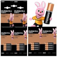 Baterie alkaliczne Duracell AAA LR3 1,5 V (16 sztuk)