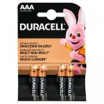 Baterie alkaliczne Duracell AAA LR3 1,5 V (4 sztuki) x 6 opakowań