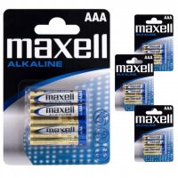Baterie alkaliczne Maxell  AAA LR06 (4 sztuki) x 4 opakowania