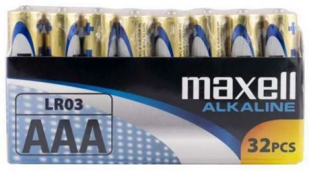 Baterie Maxell Alkaline AAA LR03 (32 sztuki)