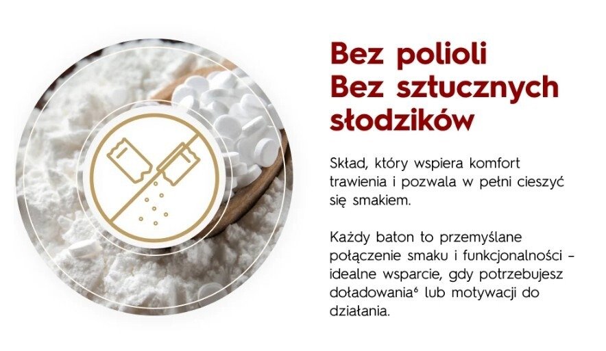 Baton energetyczny Olimp Energy+ Bar smak orzecha i karmelu 45 g (20 sztuk)