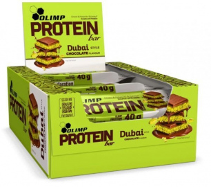 Baton Olimp Protein Bar smak pistacjowa rozkosz 40 g (20 sztuk)