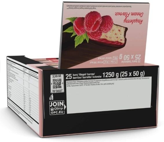 Baton wysokobiałkowy Olimp Mr Zerro Protein Bar malina 50 g (25 sztuk)