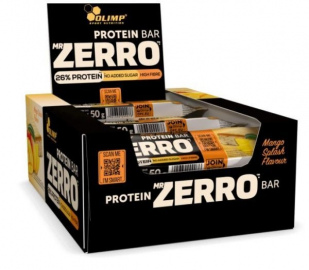 Baton wysokobiałkowy Olimp Mr Zerro Protein Bar mango 50 g (25 sztuk)
