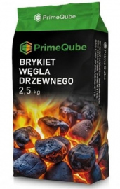 Brykiet z węgla drzewnego PrimeQube 2,5 kg