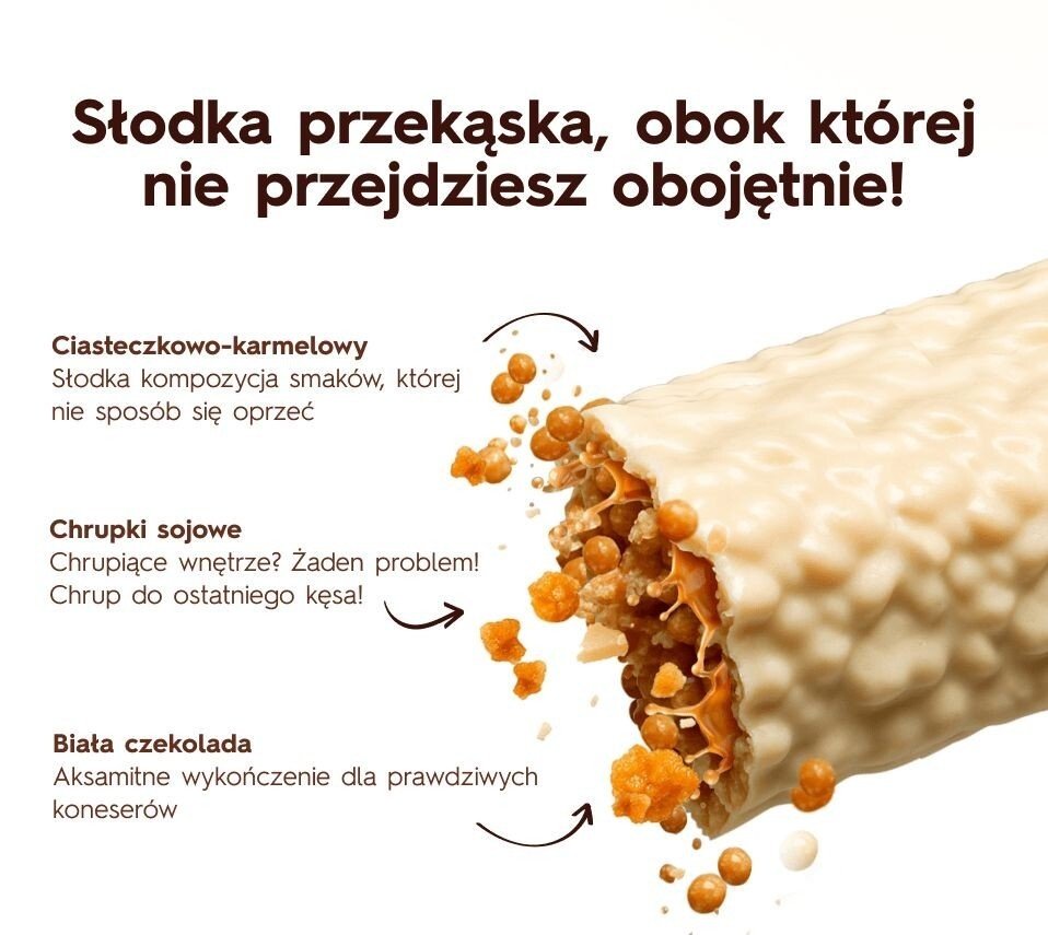 Chrupiąca przekąska wzbogacona białkiem Olimp Protein Crisp 40 g (20 sztuk)