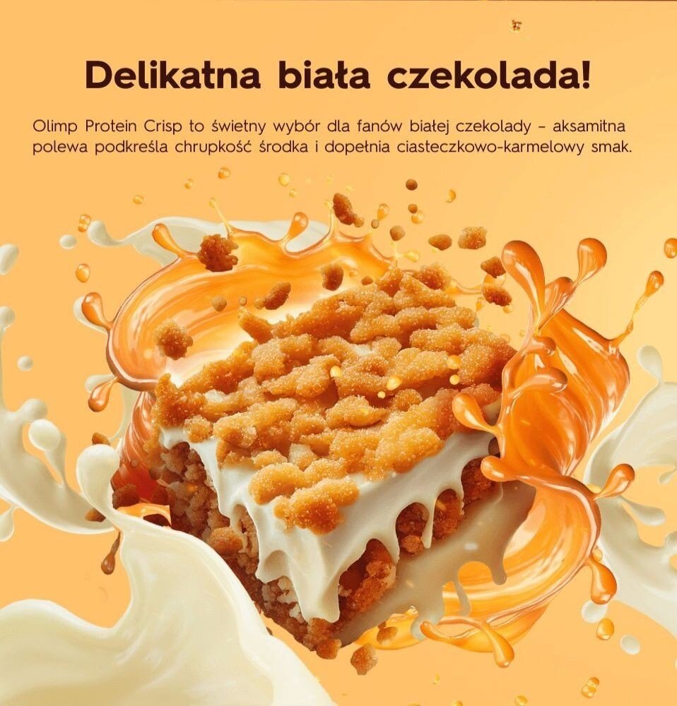 Chrupiąca przekąska wzbogacona białkiem Olimp Protein Crisp 40 g (20 sztuk)