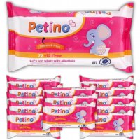 Chusteczki dla dzieci nawilżające Petino delicate&fresh (84 sztuk) x 14 opakowań