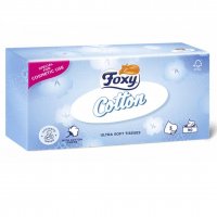 Chusteczki Foxy Cotton Ultra miękkie 3 warstwy 90 sztuk