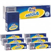 Chusteczki Higieniczne Foxy Mega mini (10x9 sztuk) x 7 opakowań