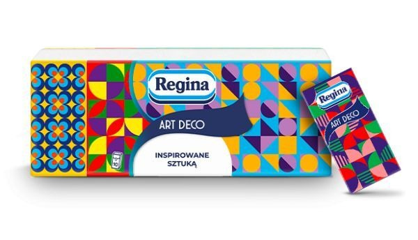 Chusteczki higieniczne Regina czterowarstwowe (10x9 sztuk)