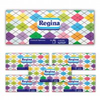 Chusteczki higieniczne Regina czterowarstwowe (10x9 sztuk) x 6 opakowań