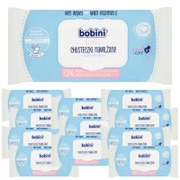 Chusteczki nawilżane Bobini Baby dla niemowląt i dzieci z witaminą E (70 sztuk) x 12 opakowań