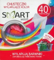 Chusteczki wyłapujące kolor Smart Wash (40 sztuk)