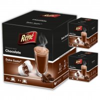 Czekolada do picia Rene Chocolate 208 g (16 kapsułek) x 3 opakowania