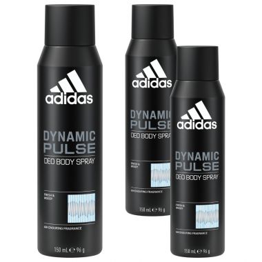 Dezodorant Adidas Dynamic Pulse dla mężczyzn w sprayu 150 ml x 3 sztuki