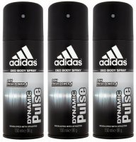 Dezodorant Adidas Dynamic Pulse dla mężczyzn w sprayu 150 ml x 3 sztuki
