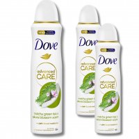 Dezodorant Dove Green Tea&Sakura blossom w sprayu 150 ml x 3 sztuki