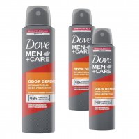 Dezodorant Dove Men+Care Odor  Defence Antyperspirant w sprayu 150 ml x 3 sztuki
