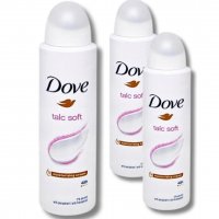 Dezodorant Dove Talc Soft w sprayu 150 ml x 3 sztuki