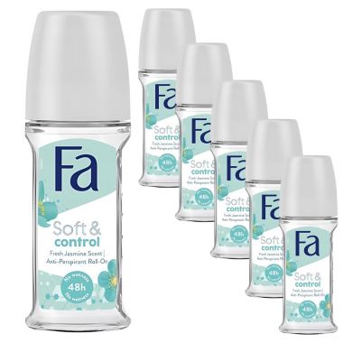 Dezodorant Fa Soft&Control Antyperspirant w kulce 50 ml x 6 sztuk