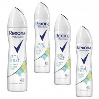 Dezodorant Rexona dla kobiet Blue Poppy&Apple spray 150 ml x 4