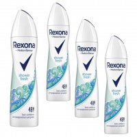 Dezodorant Rexona dla kobiet Shower Fresh spray 150 ml x 4