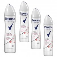 Dezodorant Rexona dla kobiet White Flowers spray 150 ml x 4